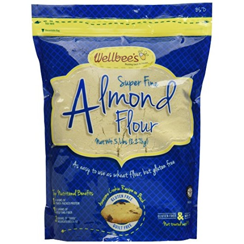 Wellbees Blanched Almond Flour / Powder 5 Pound
