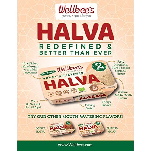 Wellbees Honey Halva - Paleo &Amp; Scd Approved - No Additives, Ref
