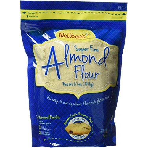 Wellbees Super Fine Blanched Almond Flour/Powder 2 Lb.