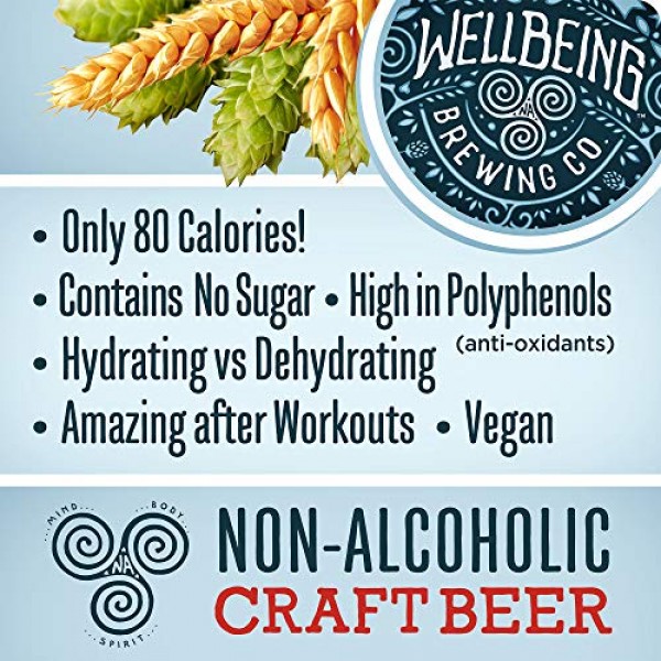 Wellbeing Brewing Co. 12 Pack Cans - Hellraiser Dark Amber Non-A