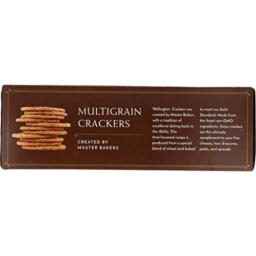 Wellington Whole Grain Water Crackers, 5-Ounces Pack Of 12