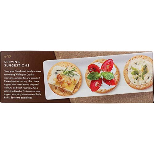 Wellington Whole Grain Water Crackers, 5-Ounces Pack Of 12