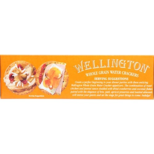 Wellington Whole Grain Water Crackers, 5-Ounces Pack Of 12