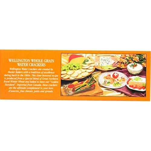 Wellington Whole Grain Water Crackers, 5-Ounces Pack Of 12