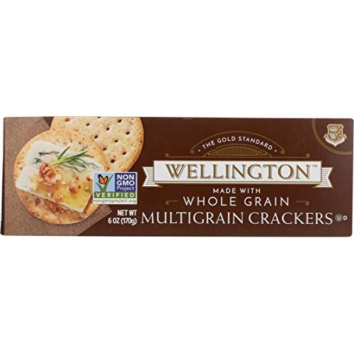 Wellington Whole Grain Water Crackers, 5-Ounces Pack Of 12