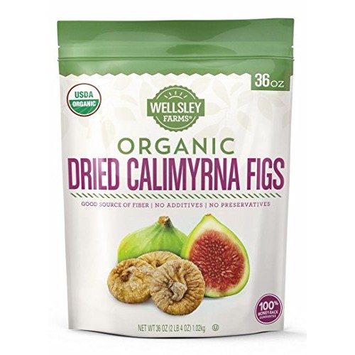 Wellsley Farms Organic Dried Calimyrna Figs, 36 Oz