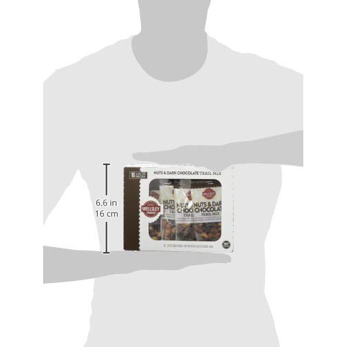 Wellsley Farms Nut &Amp; Dark Chocolate Trail Mix 16Count 1.25 Oz Ne