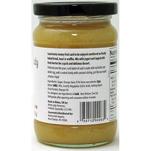 Welsh Lady Preserves All Butter Curd, Orange, 11 Ounce
