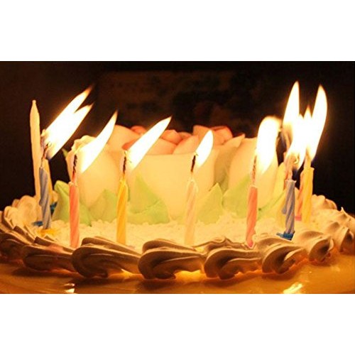 20Pcs Funny Magic Trick Relighting Candle Birthday Cake Decors P