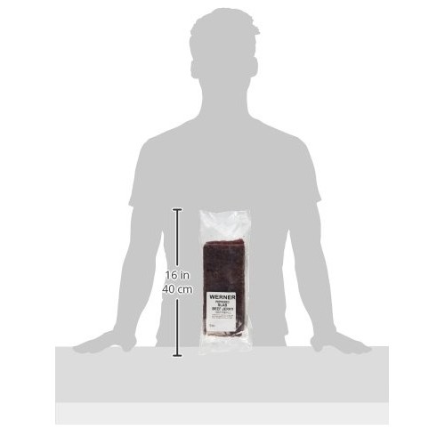 Werner Beef Jerky Slabs Peppered, Giant Slab - 15Ct