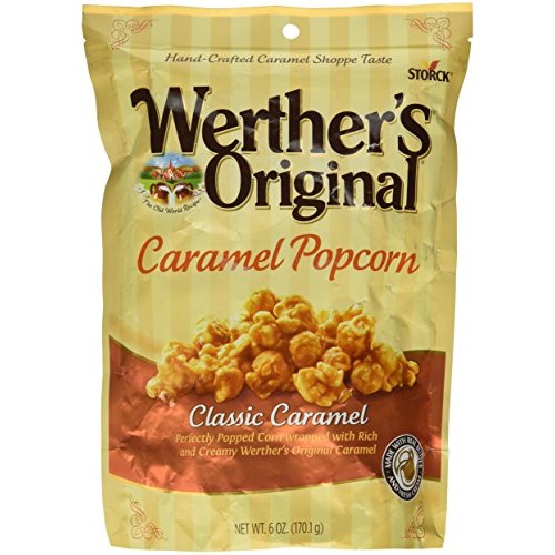Werthers, Original, Caramel Popcorn, Classic Caramel, 6 Ounce B