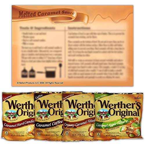 Werthers Hard Candy Variety Pack Of 4 Flavors - 2.65 Ounce Bags