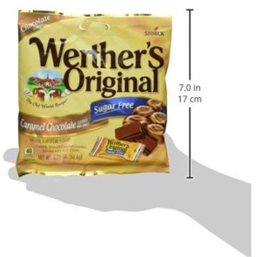 Werthers Original Caramel Chocolate Sugar Free Hard Candies 2.3