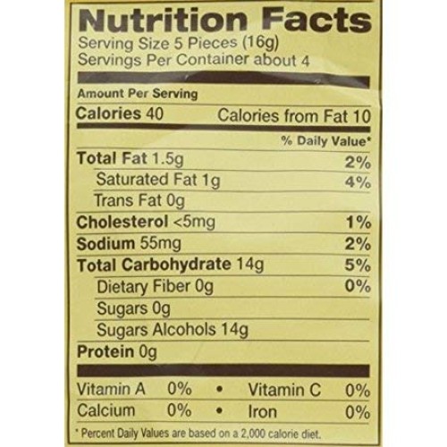 Werthers Original Caramel Chocolate Sugar Free Hard Candies 2.3