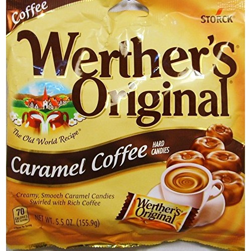 Werthers Original Caramel Coffee Hard Candies 70 Calories Per S