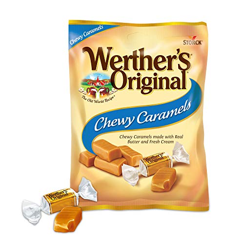 Werthers Original Chewy Caramels, 5.0 Ounce Bags Pack Of 12,