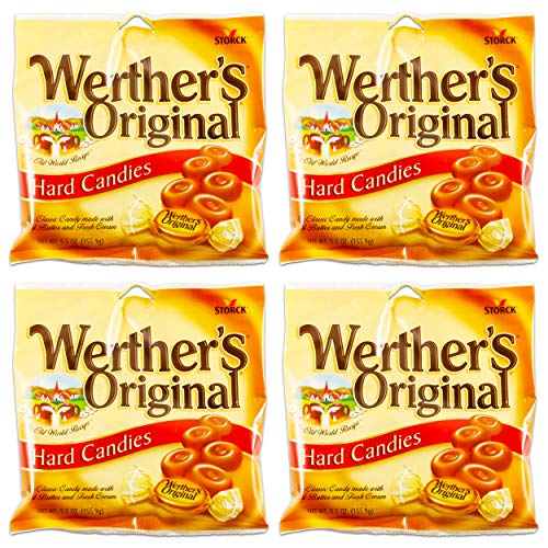 Werthers Original Hard Candies 2.65 Oz Pack Of 4