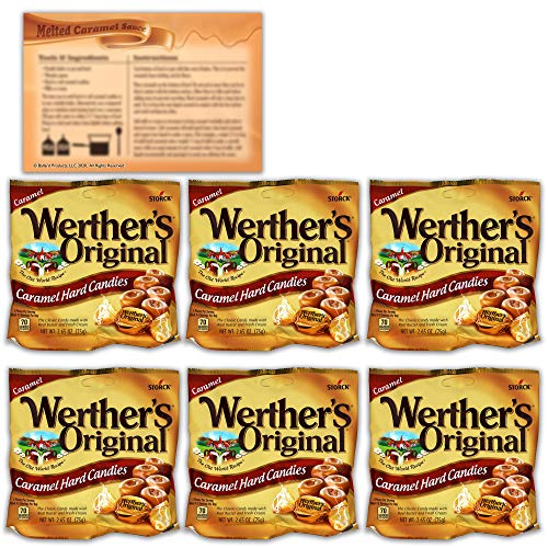 Werthers Original Hard Candy | 2.65 Ounce Bags - Pack Of 6 | Bun