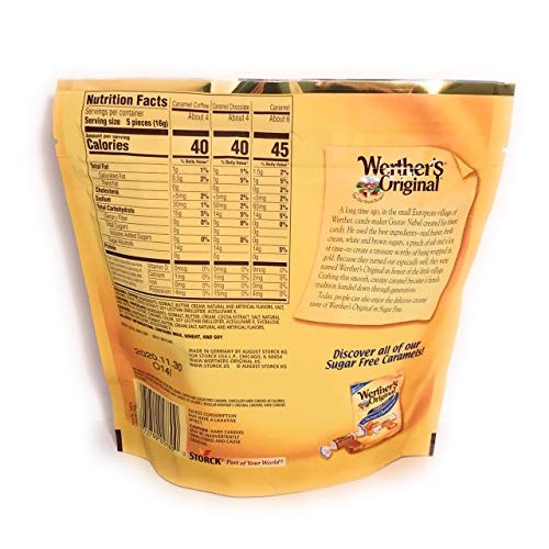Werthers Original Sugar Free Assorted 7.7Oz. Caramel Coffee, Ca