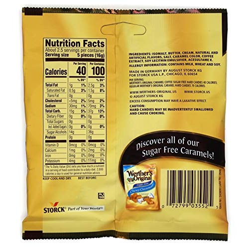 Werthers Sugar Free Hard Candy Variety Pack | Original Hard Cand