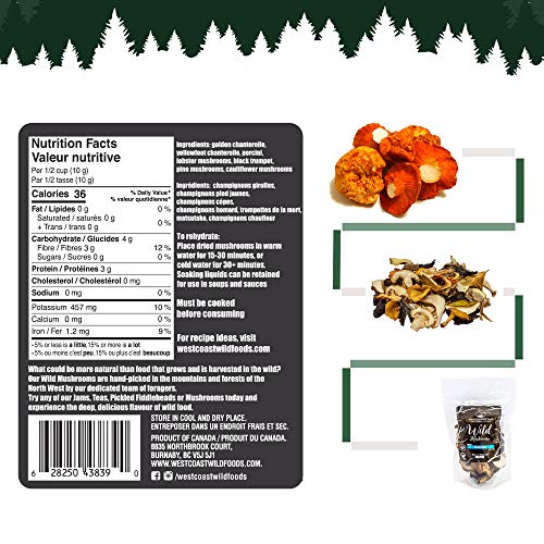 Dried Wild Mushroom Mix |Premium Grade For Gourmet Recipes| By W
