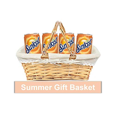 Sunkist Orange Soda Mini Soda Cans, 7.5 Oz Soft Drinks Bulk Snac