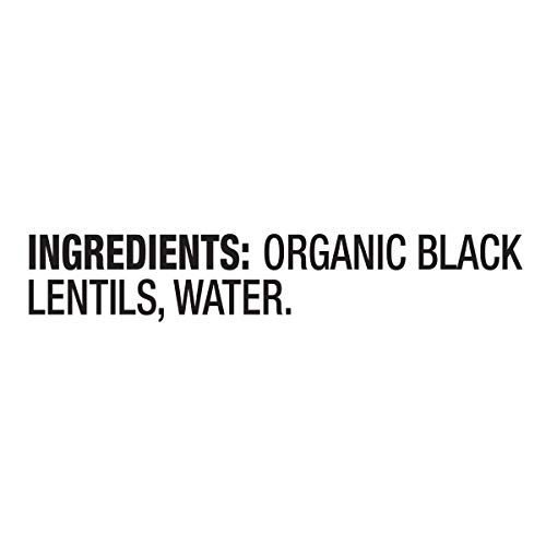Westbrae Natural Organic Black Lentils, No Salt Added, 25 Oz Pa