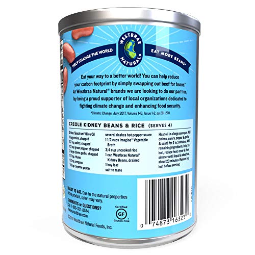 Westbrae Natural Organic Kidney Beans, 15 Ounce Cans Pack Of 12