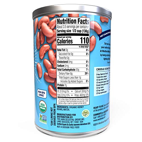 Westbrae Natural Organic Kidney Beans, 15 Ounce Cans Pack Of 12