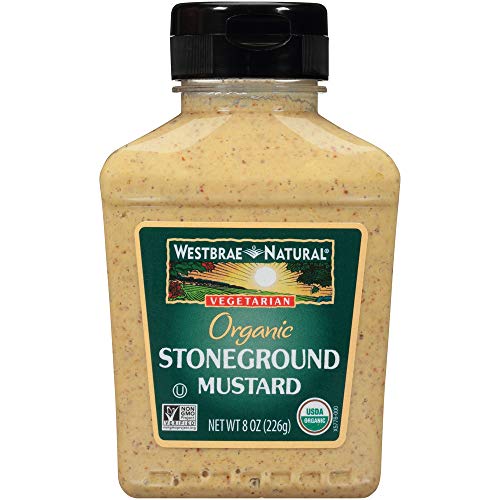 Westbrae Natural Organic Mustard, Stoneground, 8 Oz