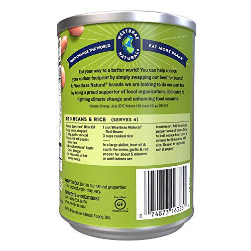Westbrae Natural Organic Red Beans, 15 Ounce Cans Pack Of 12