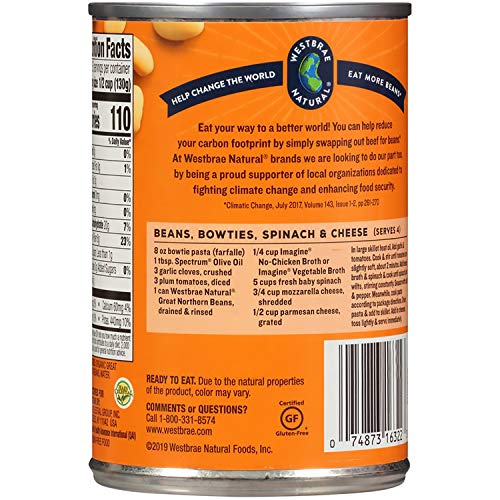 Westbrae Natural, Vegetarian Organic, Great Northern Beans, 15 Oz