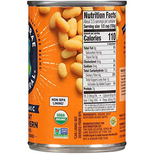Westbrae Natural, Vegetarian Organic, Great Northern Beans, 15 Oz