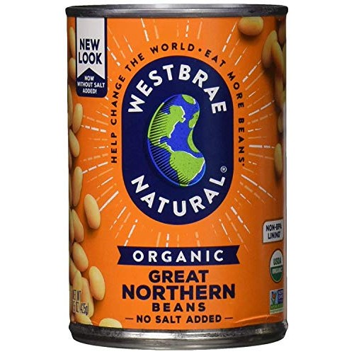 Westbrae Natural, Vegetarian Organic, Great Northern Beans, 15 Oz