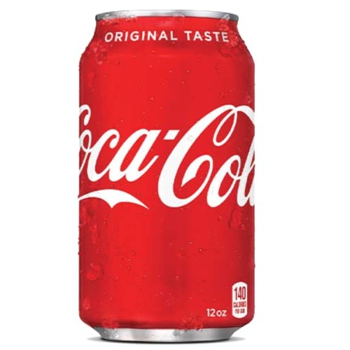 18 cans coke classic , 12 fl oz, total 216 fl oz