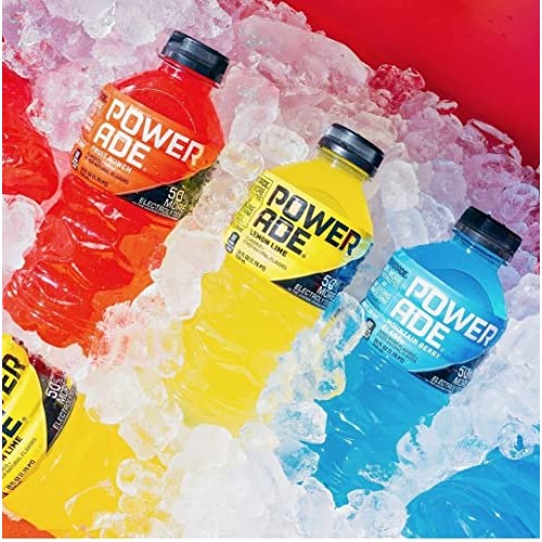 Powerade Sport Drink Bottles, 28 fl oz, 5 Pack Zero Grape