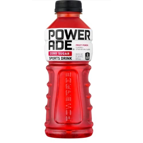 POWERADE Zero Fruit Punch, 20 Fl Oz, 10 bottles