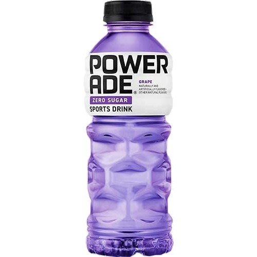 Powerade Zero Purple Grape, Zero Calorie Sports Drink, 20oz Bott...