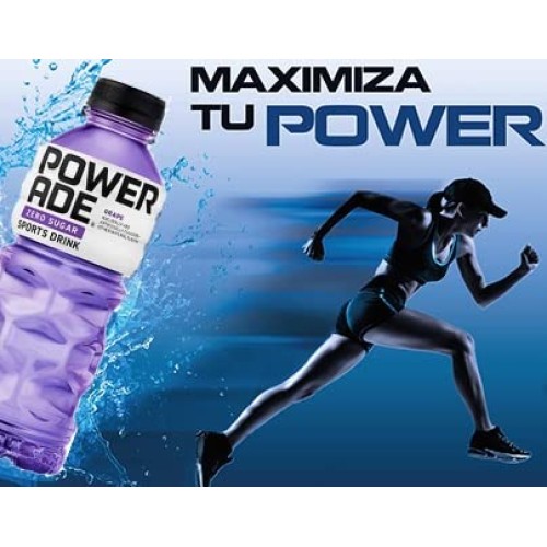 Powerade Zero Purple Grape, Zero Calorie Sports Drink, 20oz Bott...