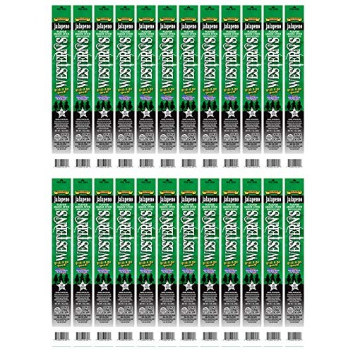 Westerns Smokehouse Jerky Meat Sticks Pack Of 24 - Pork And Bee