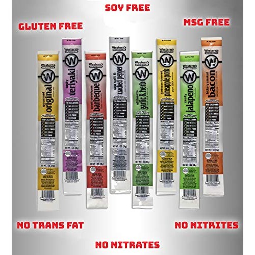 Westerns Smokehouse Meat Sticks - Simply Good Sampler Pack Of 8
