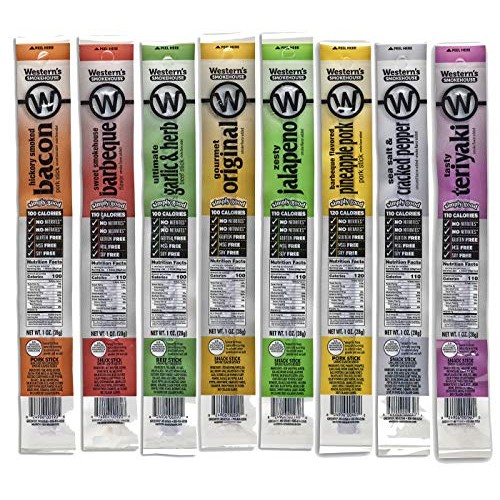 Westerns Smokehouse Meat Sticks - Simply Good Sampler Pack Of 8