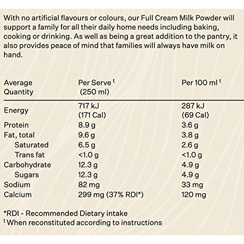 Grass Fed Free Range Milk Powder 100% Pure New Zealand Full crea...