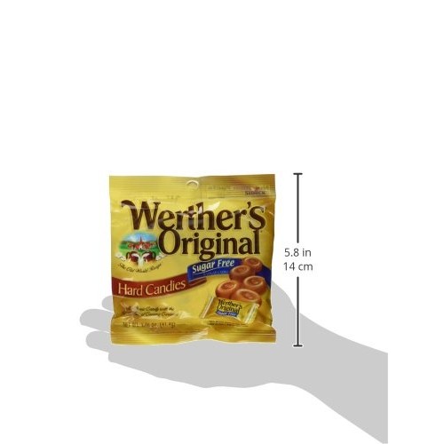 Werthers Original Sugar Free Hard Candies 1.46 Oz 3 Pack