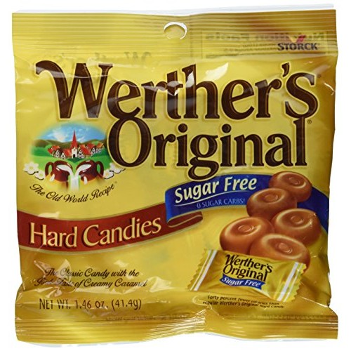 Werthers Original Sugar Free Hard Candies 1.46 Oz 3 Pack