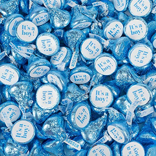 Boy Baby Shower Supplies 1Lb Its A Boy Blue Hersheys Kisses Ca