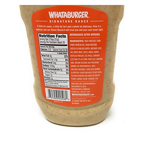 Whataburger Sauce Bundle Mustard, Honey Mustard,Creamy Pepper, Whataburger Sauce Bundle Mustard, Honey Mustard,Creamy Pepper,