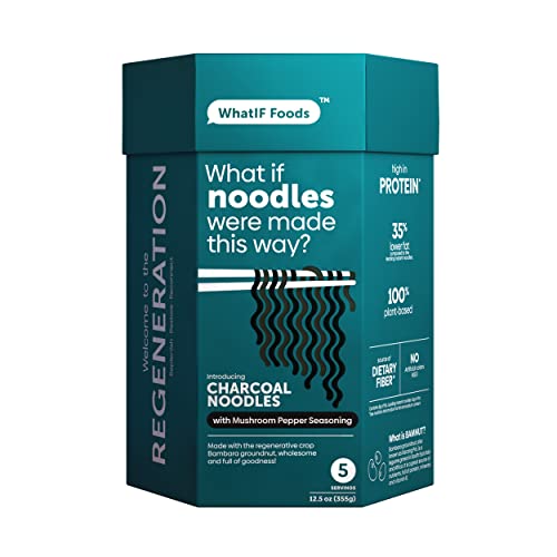 Healthy Instant Charcoal Noodles | Vegan, Air Fried, 17g Protein...