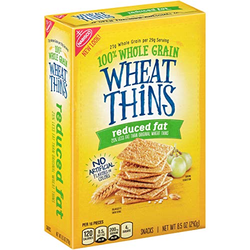 Wheat Thins Reduced Fat Whole Grain Wheat Crackers, 8.5 Oz