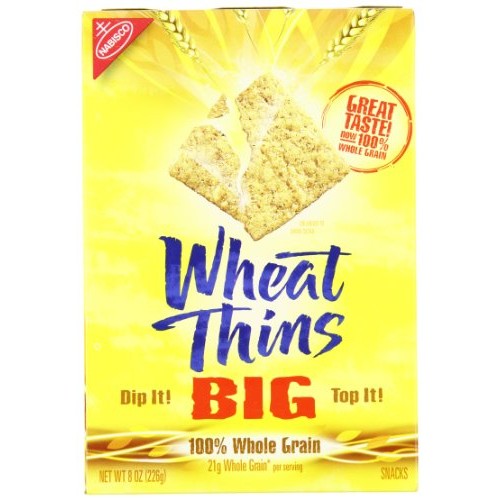 Wheat Thins, Big, 8-Ounce Boxes Pack Of 6